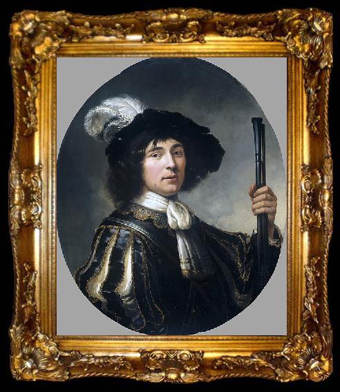 framed  Aelbert Cuyp Portrait of a young man, ta009-2